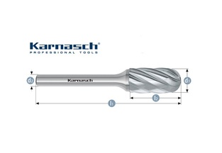 ΦΡΕΖΑΚΙΑ ΣΚΑΨΙΜΑΤΟΣ ΚΑΡΒΙΔΙΟΥ ΜΗ ΣΙΔΗΡΟΥΧΩΝ ΜΕΤΑΛΛΩΝ KARNASCH ΓΕΡΜΑΝΙΑΣ d1:8 (11.3025)