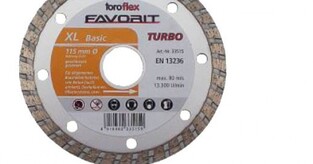 ΔΙΣΚΟΙ ΚΟΠΗΣ ΔΟΜΙΚΩΝ ΥΛΙΚΩΝ TOROFLEX FAVORIT TURBO 230*22.2