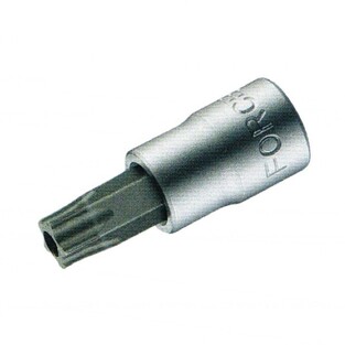 Καρυδάκι Allen 1/4" Torx με 5 Γωνίες με Τρύπα TS15x32mm FORCE 32F3215