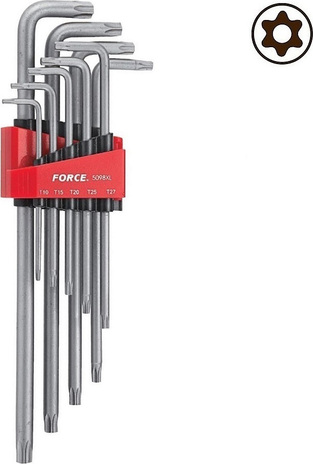 ALLEN TORX EXTRA Μακριά με Τρύπα Σέτ FORCE 5098XLT