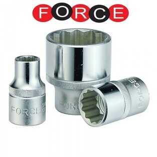 ΚΑΡΥΔΑΚΙΑ 1/2 ΣΕ ΙΝΤΣΕΣ ΠΟΛΥΓΩΝΑ FORCE 3/8"